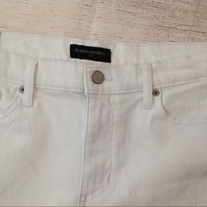 Banana Republic Shorts - Banana Republic White Denim Short Shorts Banana Republic Shorts - Banana Republic White Denim Short Shorts